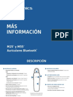 Manual de Instrucciones Auricular Bluetooth Plantronics M55