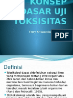 Konsep Dasar Uji Toksisitas