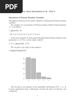 Basic r Poisson Simulation