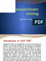 Cosmosonlinetr Aining: SAP GRC Training