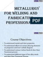 Basic Metallurgy For Welding and Fabricating Professionals