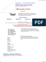 OBD2 OBD Trouble Codes