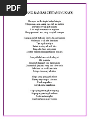 Siapa Yang Rampas Cintamu Pdf