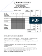 Merchandise Form 2016 PDF