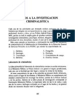 Apoyos a la investigación criminalística