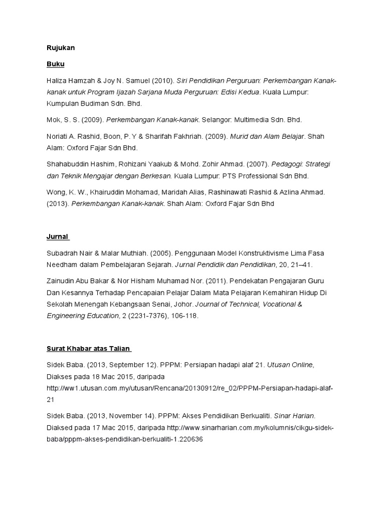 Rujukan | PDF