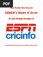 Download USACA Reign of Error by American Cricket Federation SN261249362 doc pdf