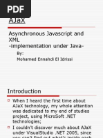 Download Asynchronous Javascript and XML - Java Implementation by Mohamed SN26125434 doc pdf