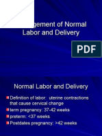 Management of Normal Labor