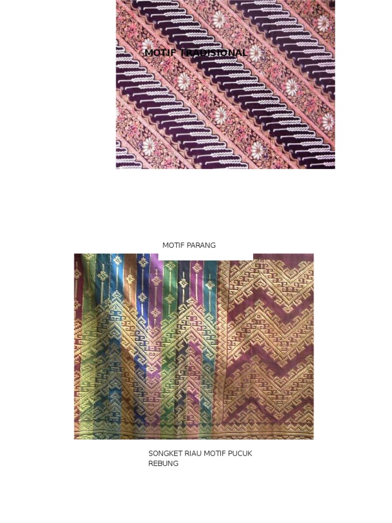 Motif Tradisional Batik Pdf