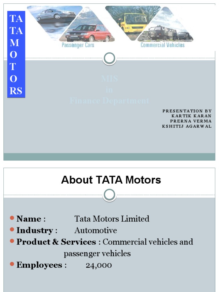 ERP Implementation in Tata Motors | PDF | Enterprise Resource Planning ...