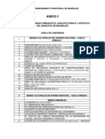 Tabla de Contenido Fichas Patrimonio Manizales