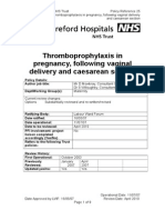 Thromboprophylaxis in Preg Following Vaginal CS Section 16-11-07