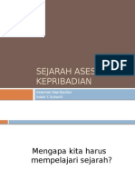 Sejarah Tes Kepribadian