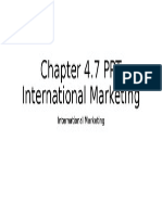 Chapter 4.7 PPT International Marketing