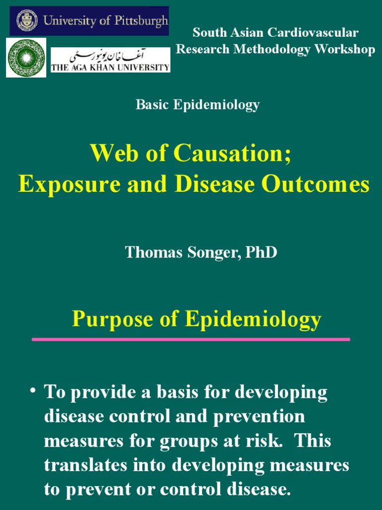 why is causation important in epidemiology