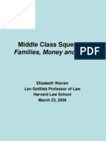 Middle Class Squeeze:: Families, Money and Risk
