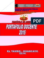 Organización del portafolio docente y estudiantil de la IE Mariscal Castilla