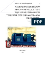 Guia de Mantenimiento e Inspeccion de Malacate Del Equipo de Perforacion Terrestre Petrolera Oper