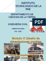 Diseno de Zapatas Corridas Bajo Columnas (ING CIVIL)