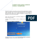 Recuperar Senha Do Windows