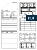 Ryuutama Character Sheet