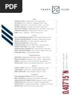 SMYC Menu