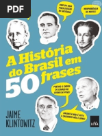 A História Do Brasil Em 50 Frases - Jaime Klintowitz