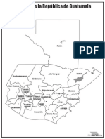 Mapa de Guatemala Con Nombre Para Imprimir
