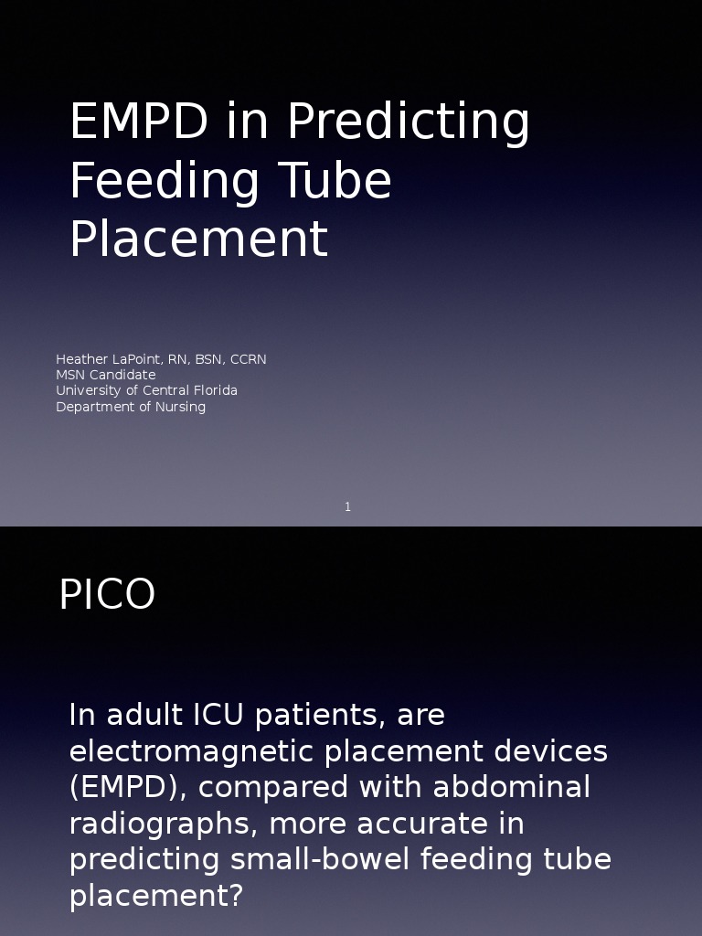 EMPD vs. Radiographs for Tube Placement | PDF | Intensive Care Medicine ...