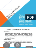 ANOVA (Analysis of Variance