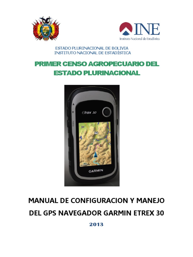 Manual de Uso GPS Garmin eTrex 30 | PDF | Sistema de Posicionamiento ...