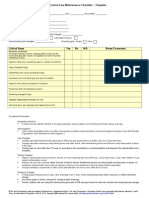 CLABSI Toolkit Tool 3-23 Daily Central Line Maintenance Checklist Word Version