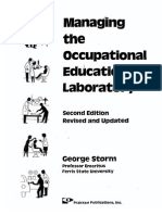 Managing The Occupational Education Laboratory PDF