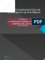 Constitucion Politica de La Republica de Guatemala