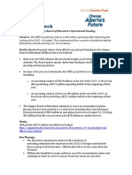 Reality Check - CBE Operating Funds - April 7, 2015