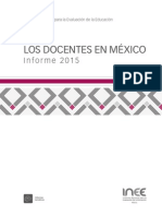 Los Docentes en Mexico. Informe 2015 1