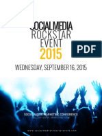 Social Media Rockstar Event Sponsorship Brochure