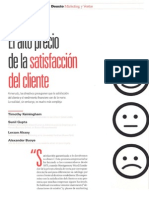 El Alto Precio de La Satisfacción Del Cliente