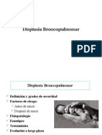 Displasia Broncopulmonar 2012
