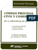 Indice del Código Procresal Civil y Comercial de la Provincia de Santa Fe