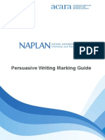 Persuasive Writing Guide Naplan