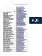 Lista de Profesores de La Facultad de Ingenieria Civil de La Puce