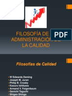 Filosofia de La Calidad