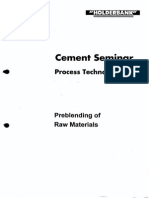 Preblending of Raw Materials PDF