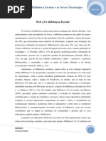 Web 2.0 e Biblioteca Escolar
