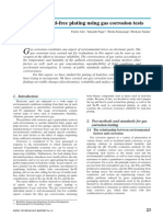 Evaluating Lead-Free Plating Using Gas Corrosion Tests: Report 3