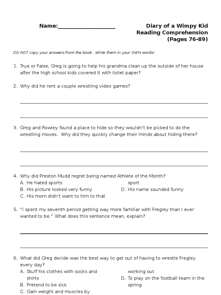 Diary of a Wimpy Kid (Book 1) p.7689