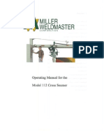 Miller WeldMaster 112 Cross Seamer OM
