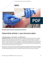 Gasometria Arterial - o Que Devemos Saber - Sala de Enfermagem PDF